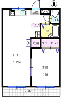プリムヴェール須永B棟【2階】の間取り