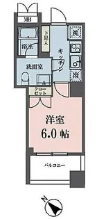 メゾンビスタ渋谷宇田川【7階】の間取り