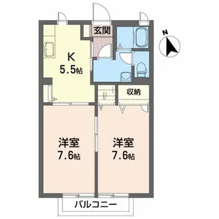 アーバンライフ【2階】の間取り