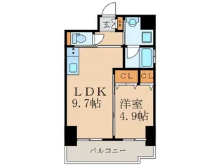 ベルデエスパシオ【6階】の間取り