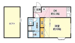 サンライズ成瀬【2階】の間取り