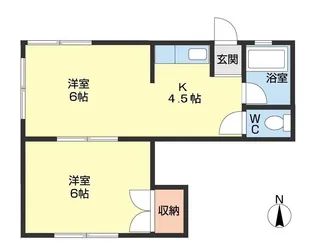 シティハイムパルフェ【1階】の間取り