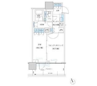 パークシティ柏の葉キャンパス ザ ゲートタワー ウエスト【11階】の間取り