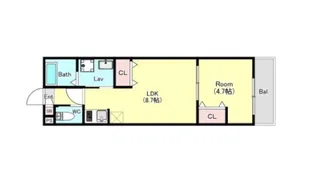 レジデンス東千葉【2階】の間取り