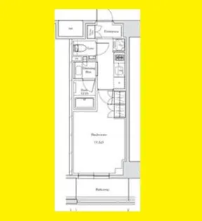 ザ・パークハビオ江坂公園【10階】の間取り