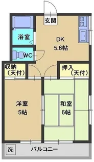 第2池田荘【2階】の間取り