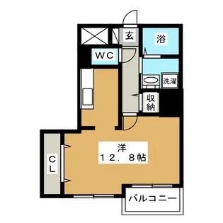パラッツオわたなべ【2階】の間取り