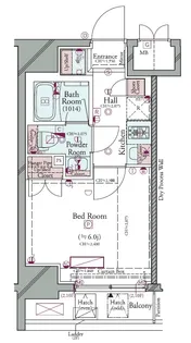 コンシェリア横濱関内【2階】の間取り