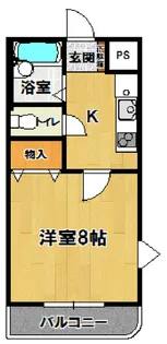 トリニティミツワ2【3階】の間取り