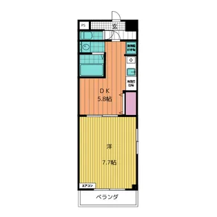コスモタウン【3階】の間取り