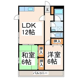 ウィダーホール21【2階】の間取り