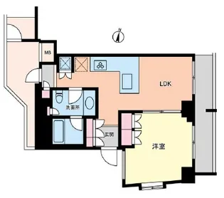 ビーロット小石川レジデンス【7階】の間取り