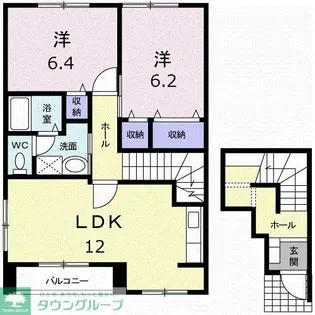 サンリット【2階】の間取り