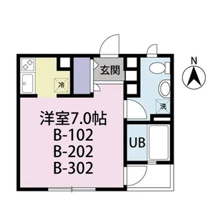 アイショウパルハウス東品川【2階】の間取り