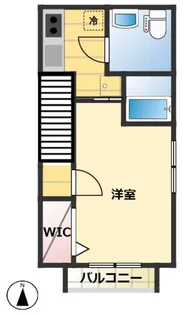 ビギン旭丘【2階】の間取り