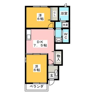 オプティIII【1階】の間取り