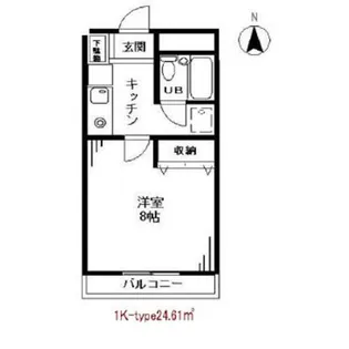 キャラ目白【2階】の間取り