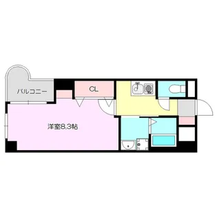 第3星栄ハイツ【3階】の間取り