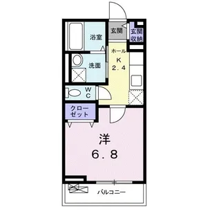 ハーベストII【2階】の間取り