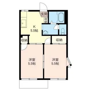 レスポワール【1階】の間取り