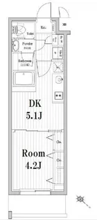 市谷鷹匠町レジデンス【3階】の間取り