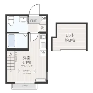 ローランギャロス川崎【2階】の間取り