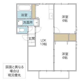 セジュールさくら A棟【1階】の間取り