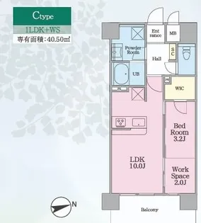 サンフォレスト グレイス(SUNFOREST GRACE)【3階】の間取り