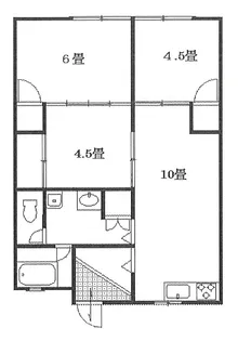 グレイス山王【3階】の間取り