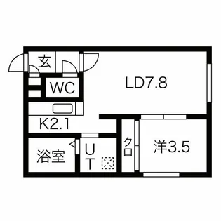 ru-bi-5(ルービーファイブ)【2階】の間取り