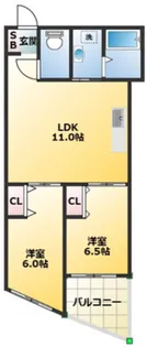 ファーストパークレジデンス【5階】の間取り