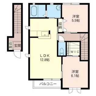 カーネーションD【2階】の間取り