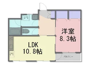ピアビル【9階】の間取り