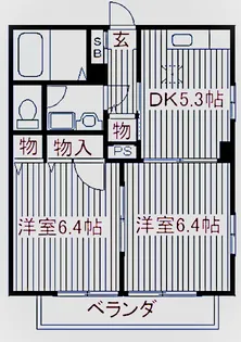 シルヴィコーラ【1階】の間取り