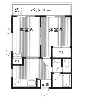 サンガーデンツチダ【4階】の間取り