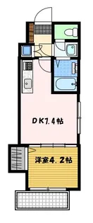 クラリス魚の町【4階】の間取り