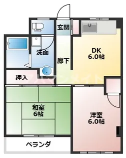 フラットスズキ【3階】の間取り