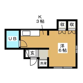 ブルーフラット【1階】の間取り