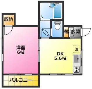 ムーンヒルズ【3階】の間取り