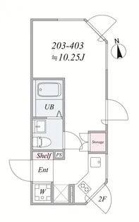 the trias shinnakano【4階】の間取り