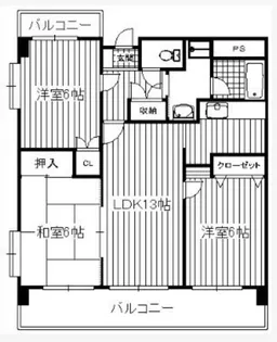 プレザント博多南【2階】の間取り