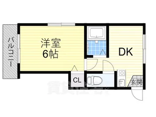シャトル市大前【1階】の間取り