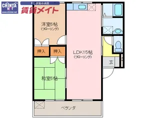コンフォールセカンド【2階】の間取り