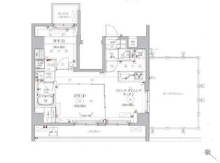 ベルシード東向島【9階】の間取り