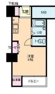 シャルマン築地明石町【2階】の間取り