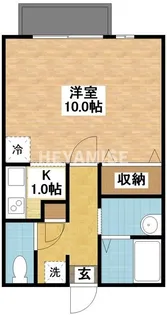 セジュールYMII【1階】の間取り