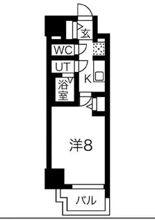 メイクス高岳【12階】の間取り