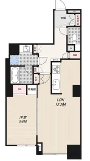 アマックス横浜【9階】の間取り