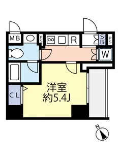 グランヴァン元住吉【2階】の間取り