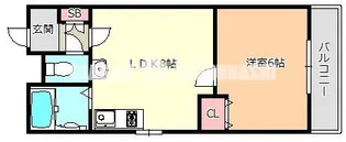 ウエンズ小路【2階】の間取り